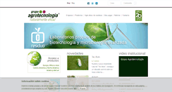 Desktop Screenshot of agrotecnologia.net